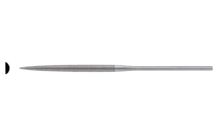 Diamant-Nadelfeile 140 mm D 126 halbrund