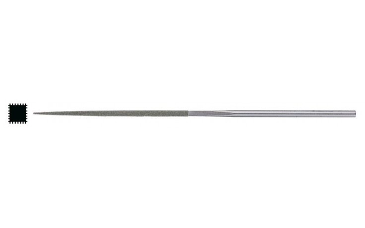 Diamant-Nadelfeile 140 mm D 126 vierkant