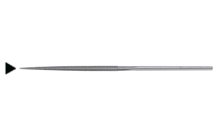 Diamant-Nadelfeile 140 mm D 126 dreikant
