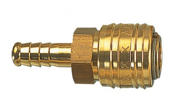 Schnellverschlusskupplung mit Schlauchtülle 6 mm