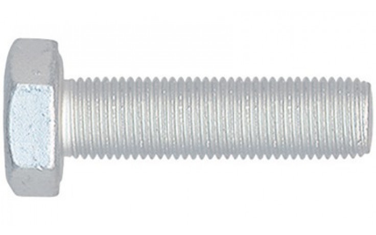 Sechskantschraube DIN 961 - 10.9 - Zinklamelle silber+Topcoat - M16 X 1,5 X 140