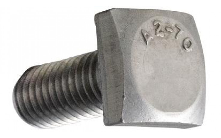 Vierkantschraube - A2-70 - M10 X 25 - SW17 - gleitbeschichtet
