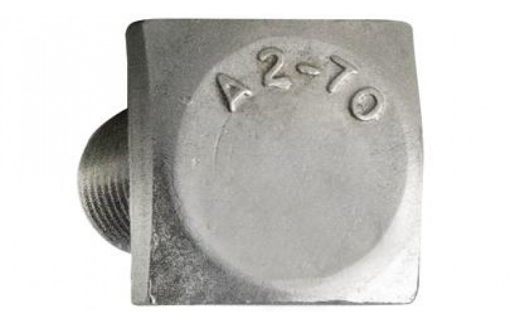 Vierkantschraube - A2-70 - M10 X 25 - SW17 - gleitbeschichtet