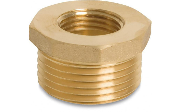 Fig. 241 - Reduziernipel - Messing - blank - 2 1/2 x 5/4 Zoll