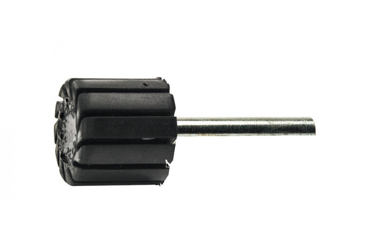 Gummikörper Durchmesser 30 x 30 mm mit Stahlschaft 6 mm