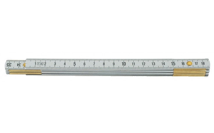 Gliedermaßstab, Leichtmetall, Länge 1 m