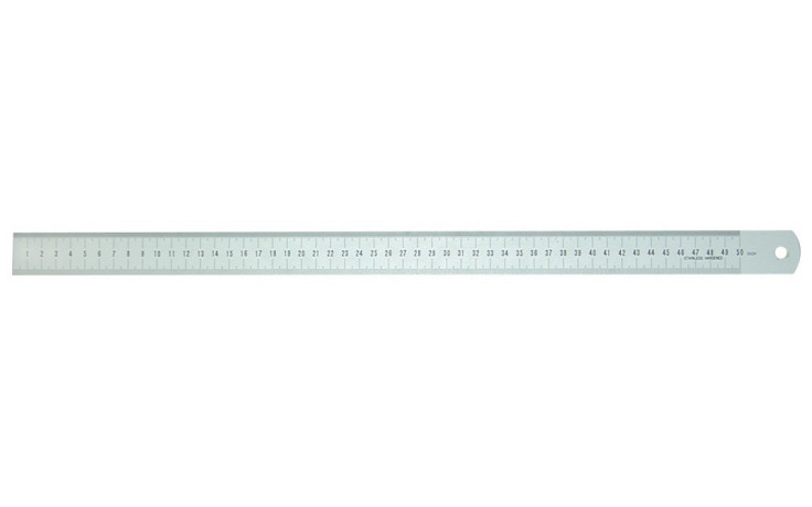 Stahlmaßstab, biegsam, Länge x Breite x Stärke 1000 x 30 x 1,0 mm