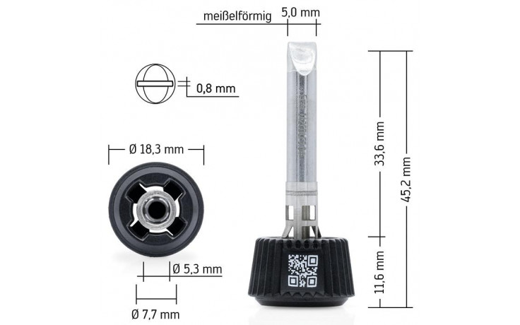 Lötspitze MK2 Ersa meißelförmig 5,0mm