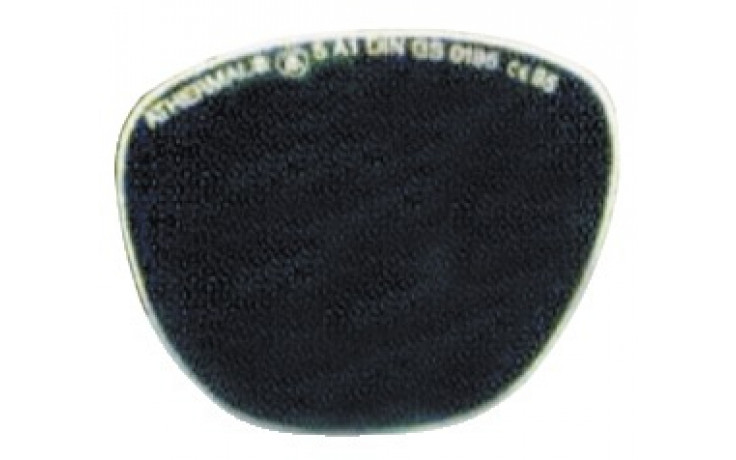 Ersatzglas für Schutzbrille, ovale Form, Farbe: farblos