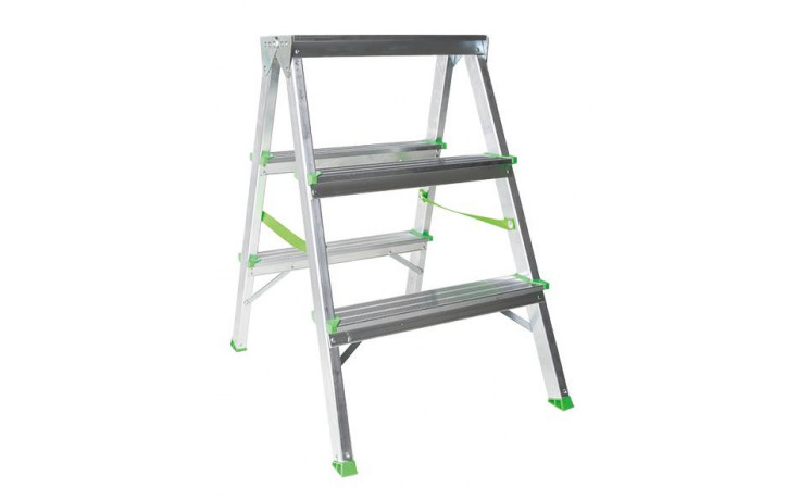 Doppelstufenstehleiter Alu 4-Stufig