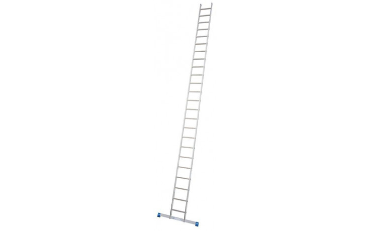 Stabilo Alu-Anlegeleiter, 24 Sprossen, Länge 6,90 m, Arbeitshöhe 7,65 m,13,0 kg