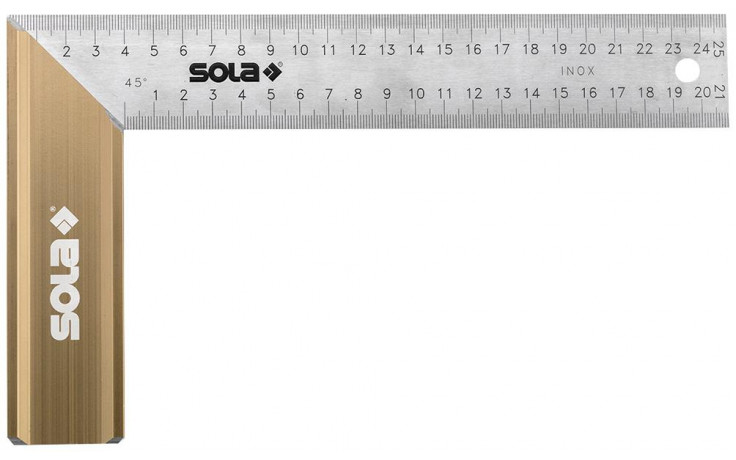 Schreinerwinkel SRB 250 Inox-Alu