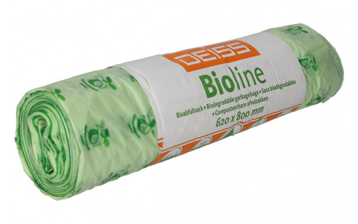 Bio Abfallbeutel 60 Liter 18MY 10 Stück per Rolle