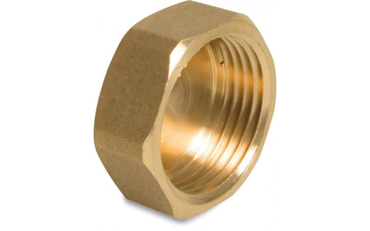 Fig. 300 - Kappe - Messing - blank - 2 1/2 Zoll