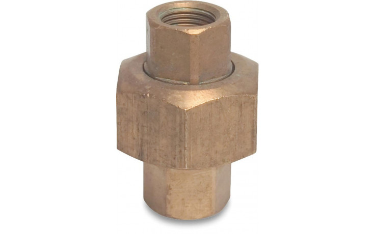 Fig. 340 - Verschraubung, kegelig dichtend - Messing - blank - 5/4 Zoll
