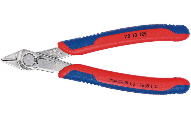 Electronic Super Knips rostfrei mit Drahtklemme 125 mm
