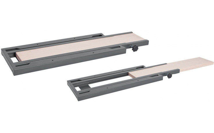RECA MAXMOBIL Werkplatte ausziehbar inklusive Zwischenrahmen 735 mm, RAL 7016 Struktur NWPAP 73-R