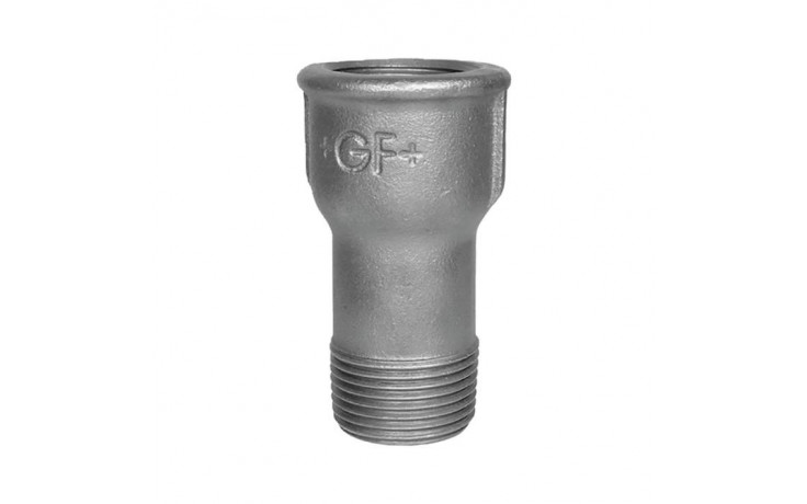 Fig. 526 - Verlängerung - Temperguß - verzinkt - 1/2 Zoll x 30 mm ( +GF+ )