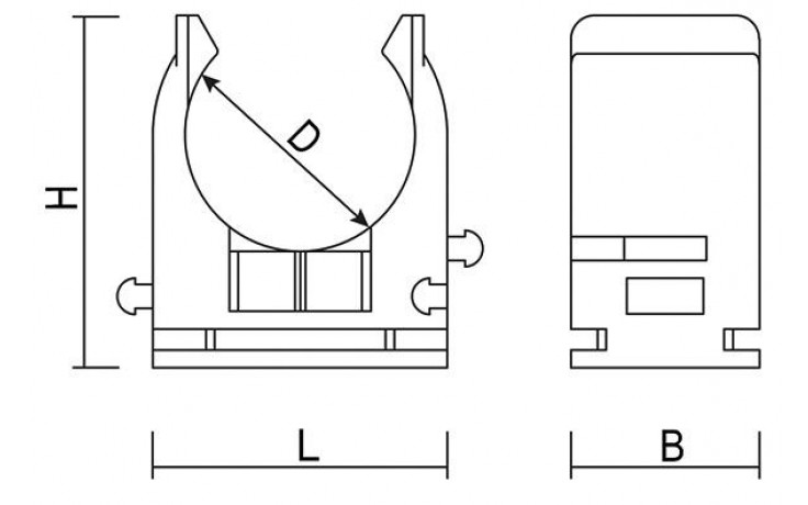 Rohrklemmschelle UT 20 mm