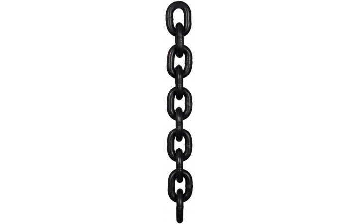 Hochfeste Kette EN818-2, Schwarz, 6 mm 50 m