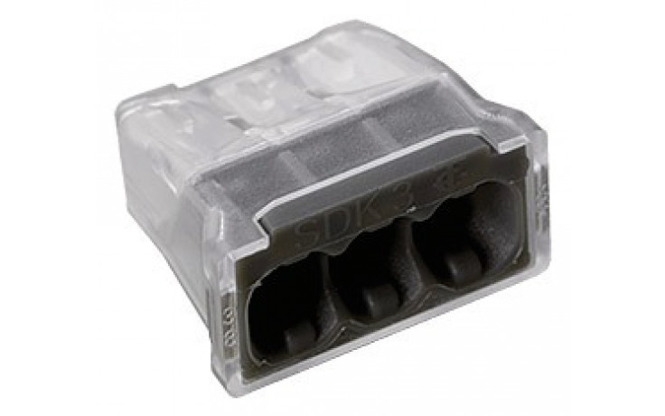 Dosenklemme SDK3 Transparent 0,5 - 2,5 mm²