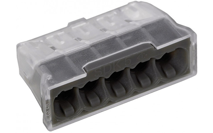 Dosenklemme SDK5 Transparent 0,5 - 2,5 mm²