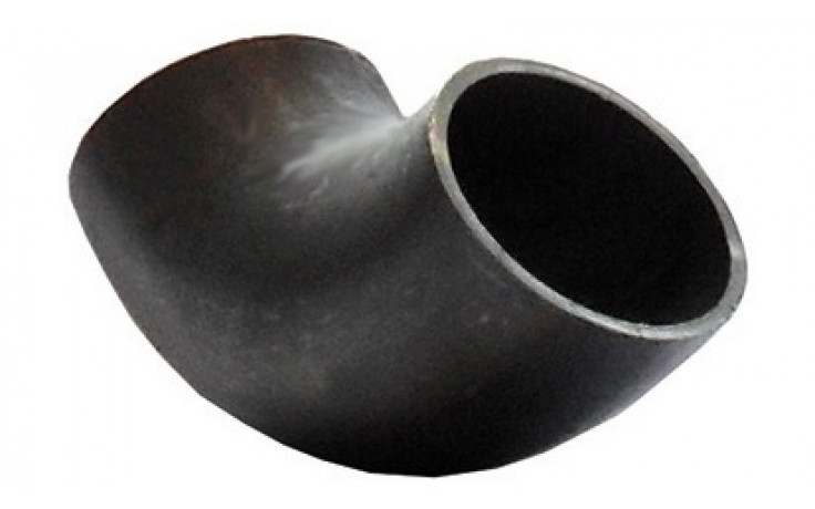 Nahtloser Rohrbogen DIN 2605-1 Bauart 3 90° Stahl St37 blank 76,1 x 2,9 mm