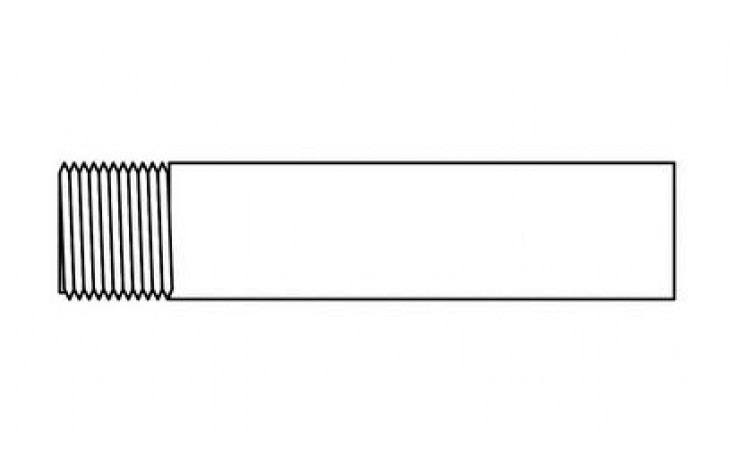 Fig. 533 - Anschweißenden - Stahl - blank - 1/4 Zoll