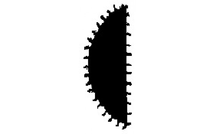 Nadelfeile halbrund, 200 mm schweizer Hieb 0