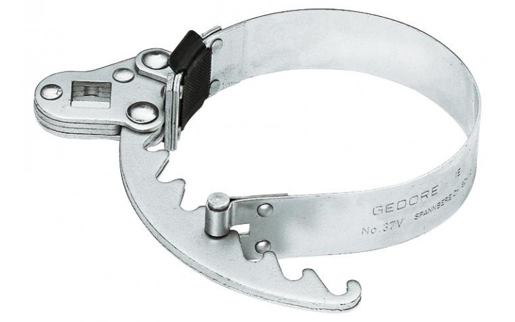 GEDORE Universal Filterschl+verstell. Metallband, 80-110 mm Nr.37V+1/2" 4-kant