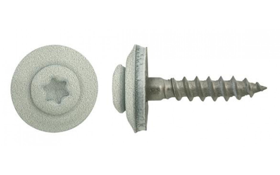 Spenglerschraube mit EPDM Dichtscheibe Ø15 - A2 - 4,5 X 45 - TX25 - RAL9006