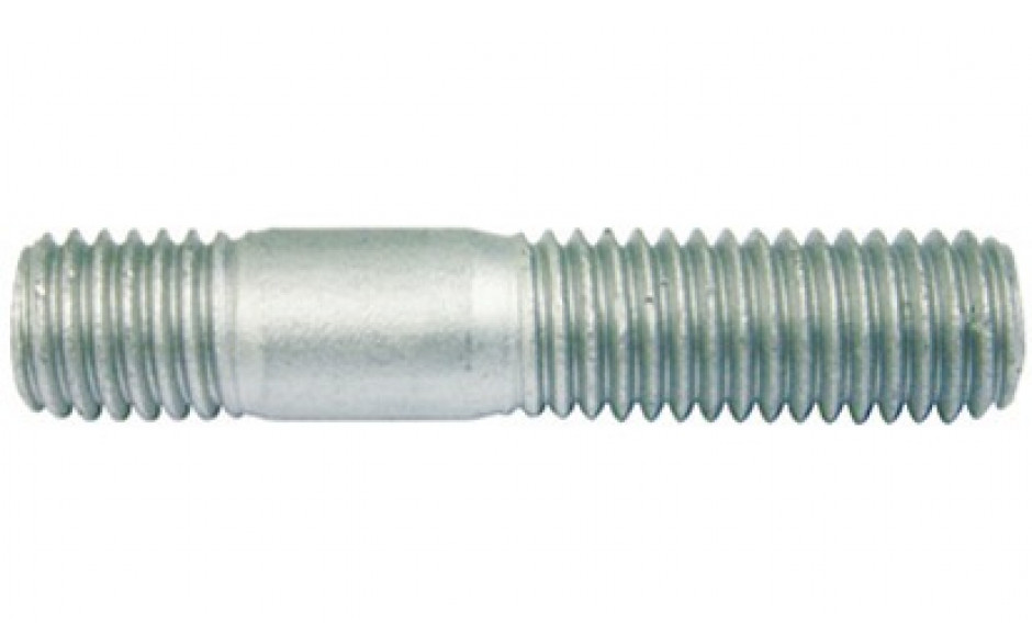 Stiftschraube DIN 939 - 10.9 - Zinklamelle silber - M16 X 50