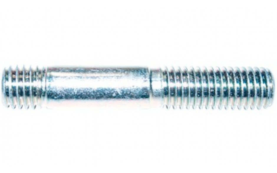 Stiftschraube DIN 938 - 8.8 - verzinkt blau - M8 X 25