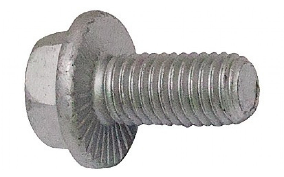 RECA Sechskant-LOCK-Schraube mit Flansch - 10.9 - Zinklamelle silber - M12 X 40