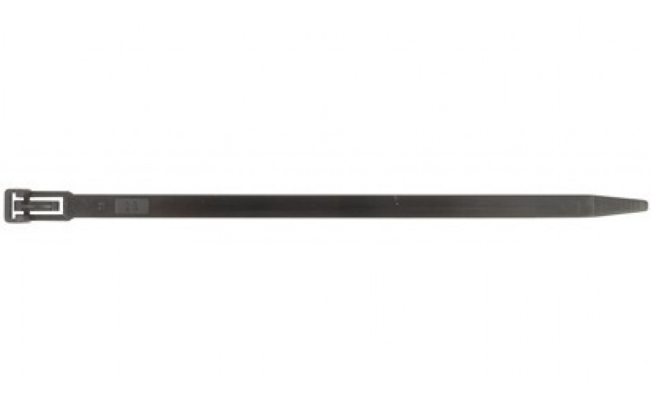 Kabelbinder - schwarz - lösbar - 360 X 7,5 mm (L x B)