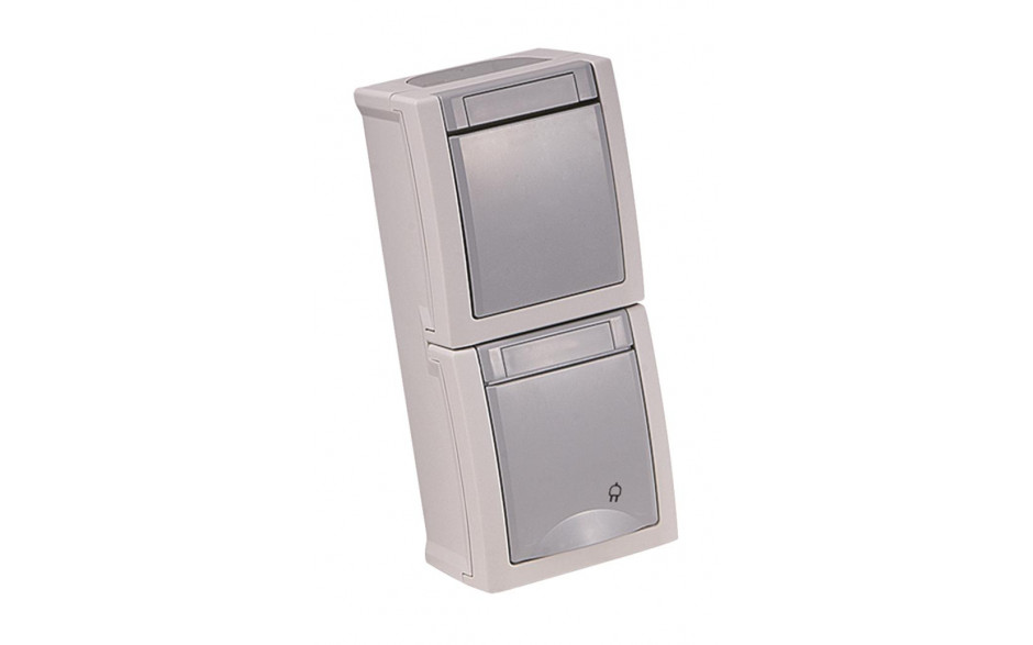 FR-AP WECHSEL-SCHALTER+STECKDOSE SENK