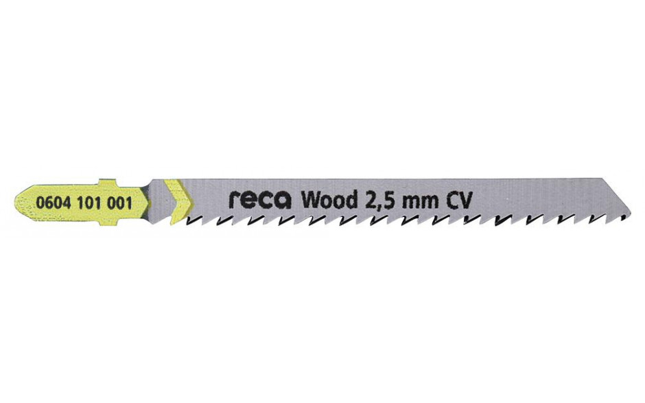 RECA Stichsägeblatt Wood 2,5 mm für feine, schnelle Schnitte 75/100 mm