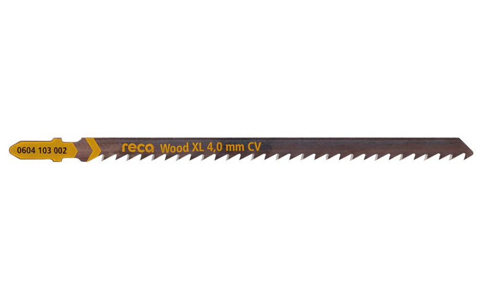 RECA Stichsägeblatt Wood XL 4 mm für schnelle, gerade Schnitte 130/150 mm