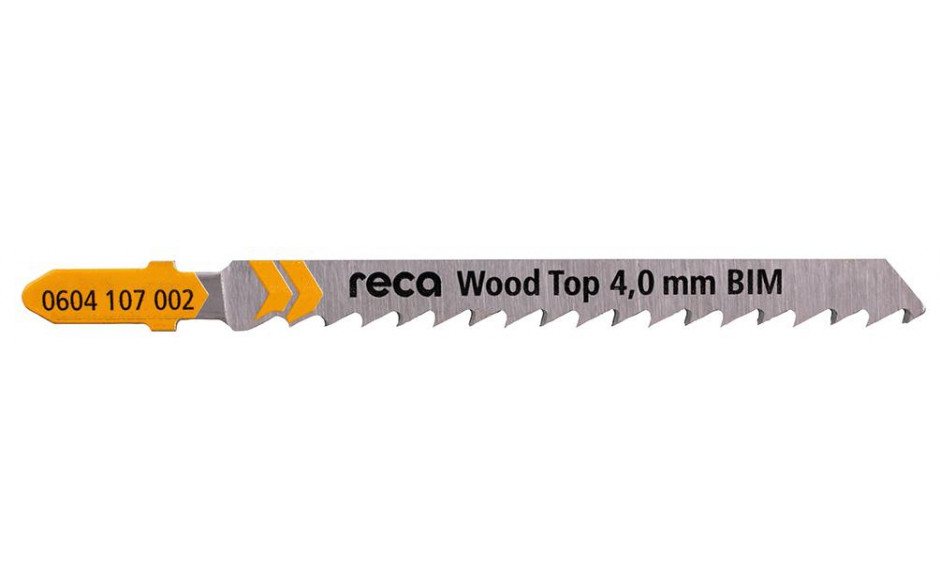 RECA Stichsägeblatt Wood Top 2,5 mm für saubere, gerade Schnitte 75/100 mm