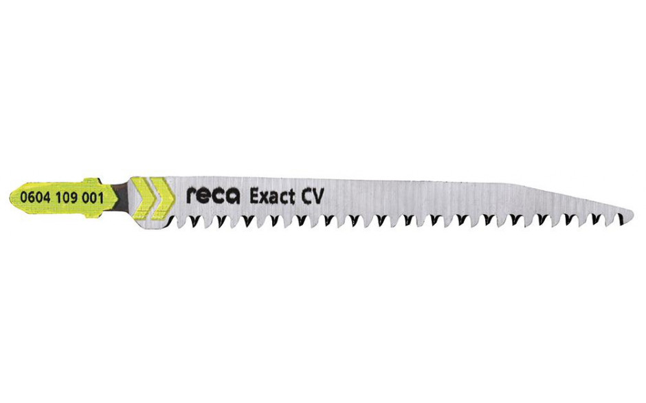 RECA Stichsägeblatt Exact Wood 2,5 mm für feine, schnelle Schnitte mit sauberer, splitterfreier Schnittkante 90/117 mm