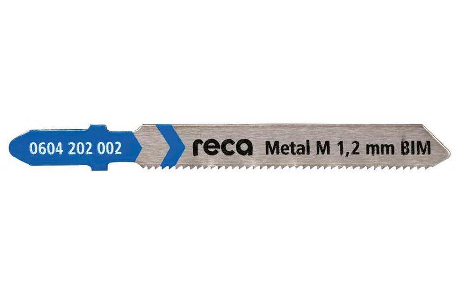 RECA Stichsägeblatt Metal 1,2 mm für gerade Schnitte 50/75 mm