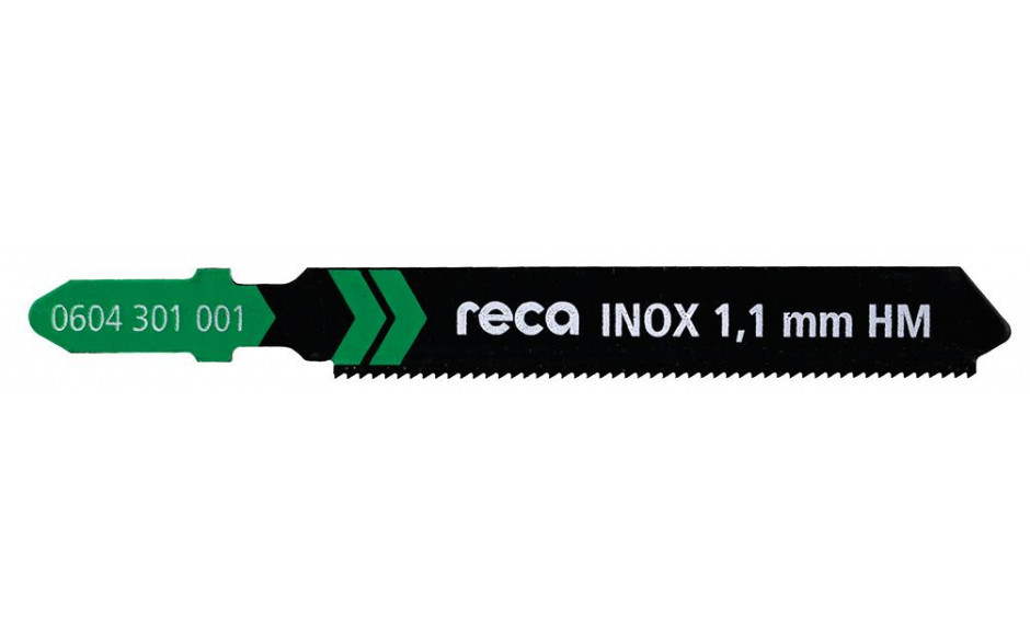 RECA Stichsägeblatt Inox 1,1 mm für feine, gerade Schnitte 55/83 mm