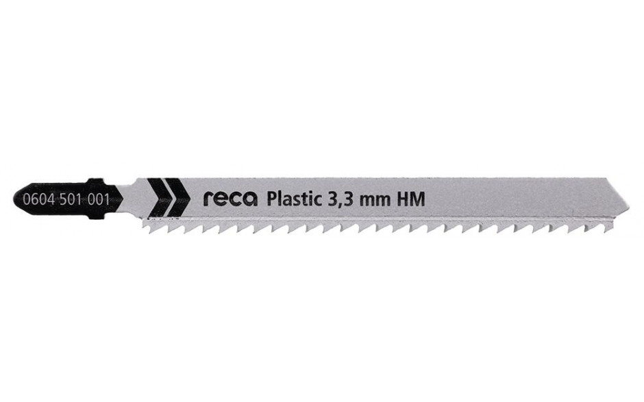 RECA Stichsägeblatt Plastic 3,3 mm für saubere, gerade Schnitte 90/117 mm
