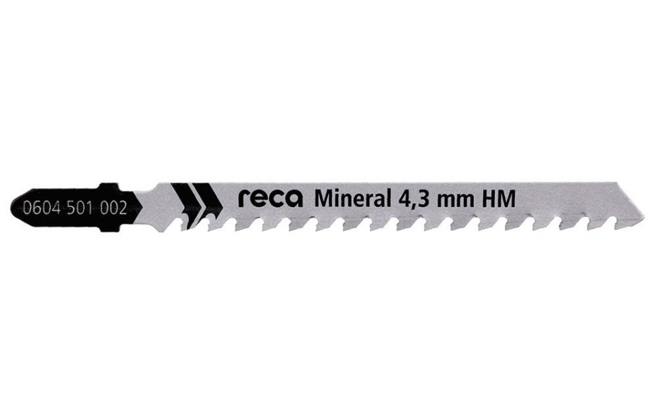 RECA Stichsägeblatt Mineral 4,3 mm für grober, gerader Schnitte 75/100 mm