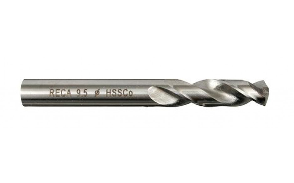 RECA Spiralbohrer kurz HSS Co5 DIN 1897-N Durchmesser 12,5 mm Zylinderschaft