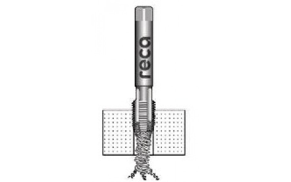 RECA Maschinengewindebohrer DIN 371-B HSS-E M3 mit ausgesetzen Zähnen