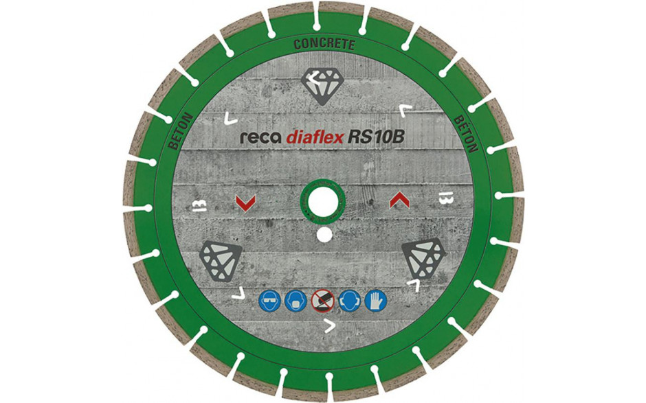 RECA diaflex Diamanttrennscheibe RS10B Beton spezial 300/25 mm