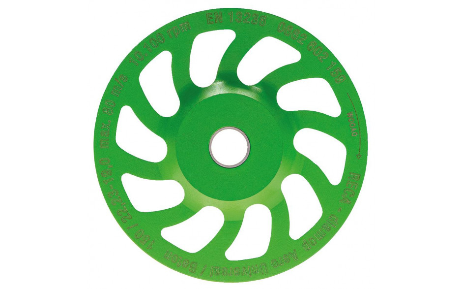 RECA diamop aero Diamantschleiftopf RS10B Beton 180 x 22,2 mm