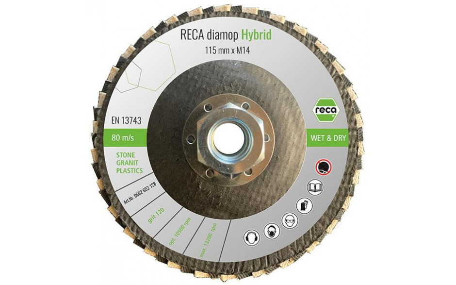 RECA diamop Hybrid, Ø 115 mm, Aufnahme M14