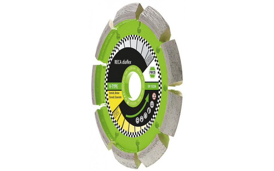RECA DIA-V-Fräser RS10AB 230 x 9.6 x 22,23 mm